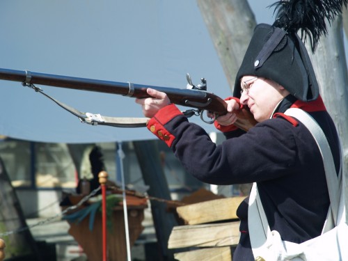 Equipage De Delft - Marinier 1795-1797 - Zeeslag bij Kamperduin Bataafse Republiek - Marine Batavian Republic Dutch Navy re-enactment
